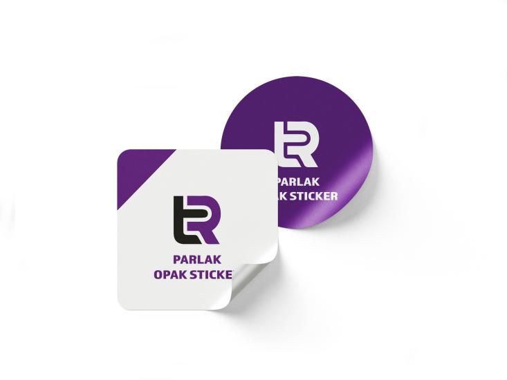 Parlak Opak Sticker
